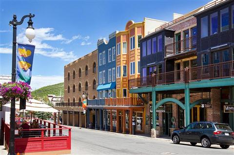 Historische hoofdstraat van Park City